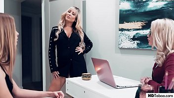 Play Dominant And Hot Boss Wants Employee's Teen Daughter - Haley Reed, Tasha Reign