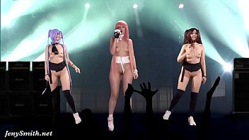 Play Naked Singer on stage. Virtual Reality