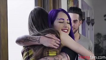 Play Brother And Sister Help Cousin With Phone Addiction- Jessae Rosae And Val Steele