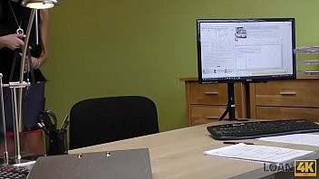 Play LOAN4K. Adorable Russian girl rides dick of loan agent in his office
