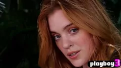 Play Hairy Pussy Redhead MILF Celeste Rasmussen Exposes Curvy Body