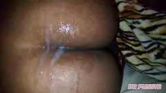 Play Angolan Black Lover Filled with Creamy Cumshot