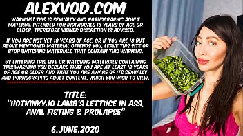 Play Hotkinkyjo lamb's lettuce in ass, anal fisting & prolapse