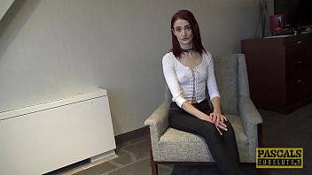 Play PASCALSSUBSLUTS - Redhead Andi Rye Auditions To Serve Master