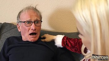 Play Nice Old man fucks tight teen pussy and cums